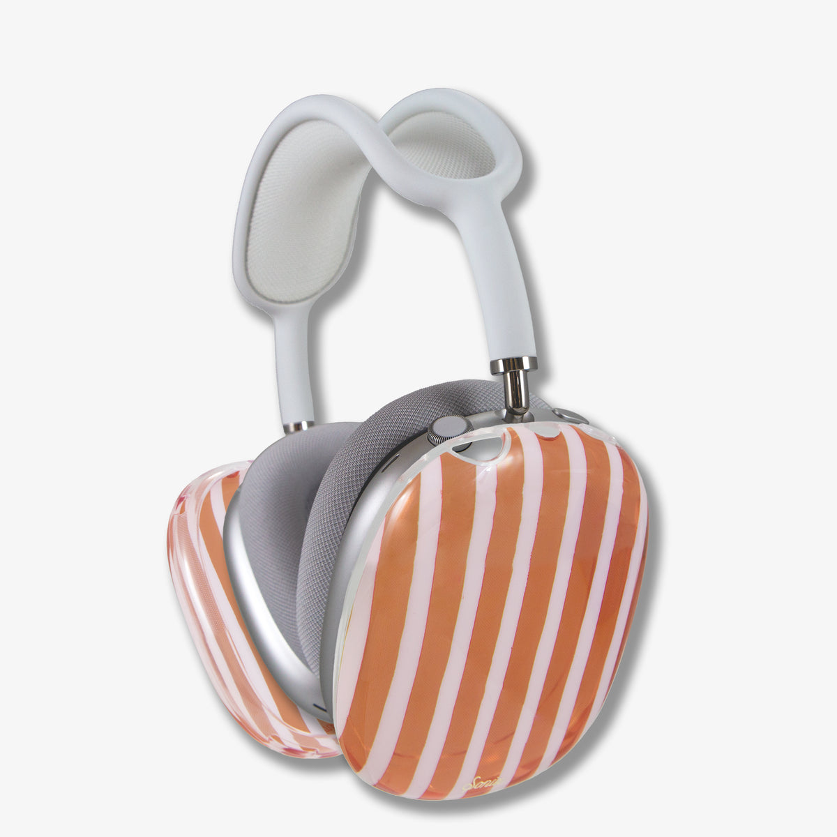 Abstract Stripe AirPods Max Cover - Pumpkin
