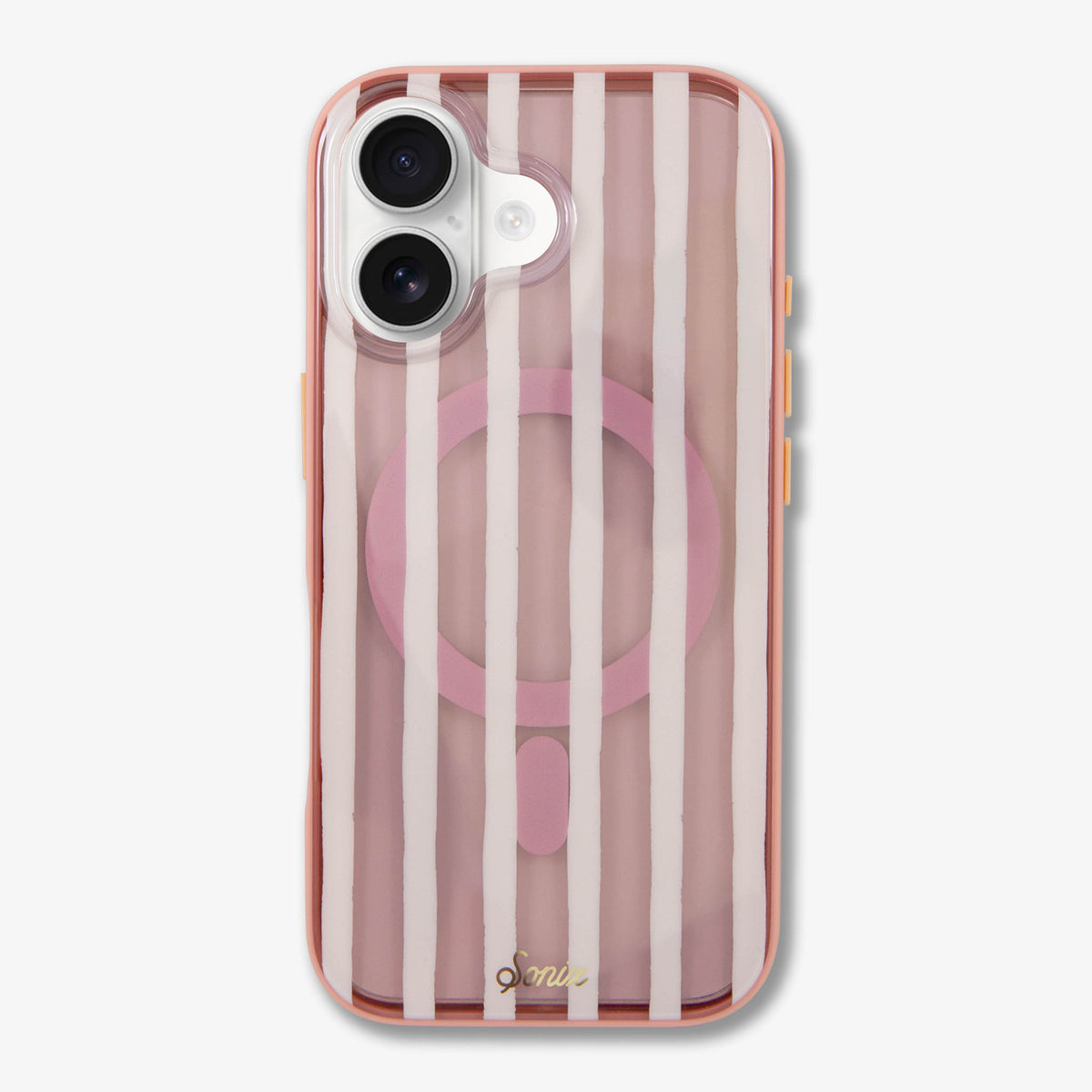 Abstract Stripe Nude MagSafe® Compatible iPhone Case
