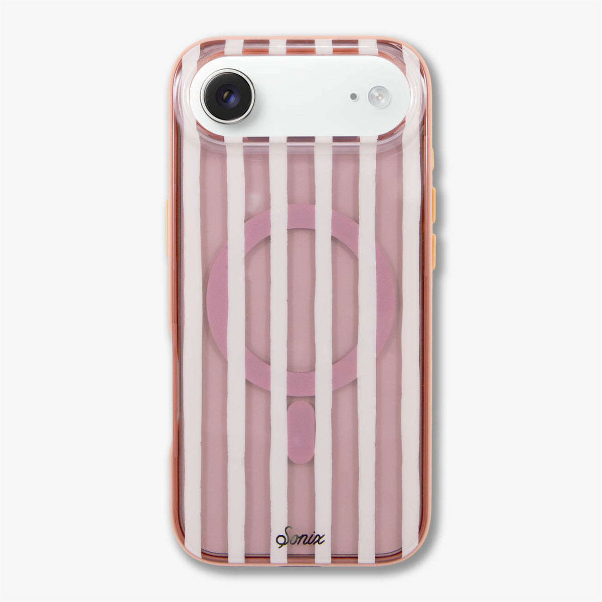 Abstract Stripe Nude MagSafe® Compatible iPhone Case