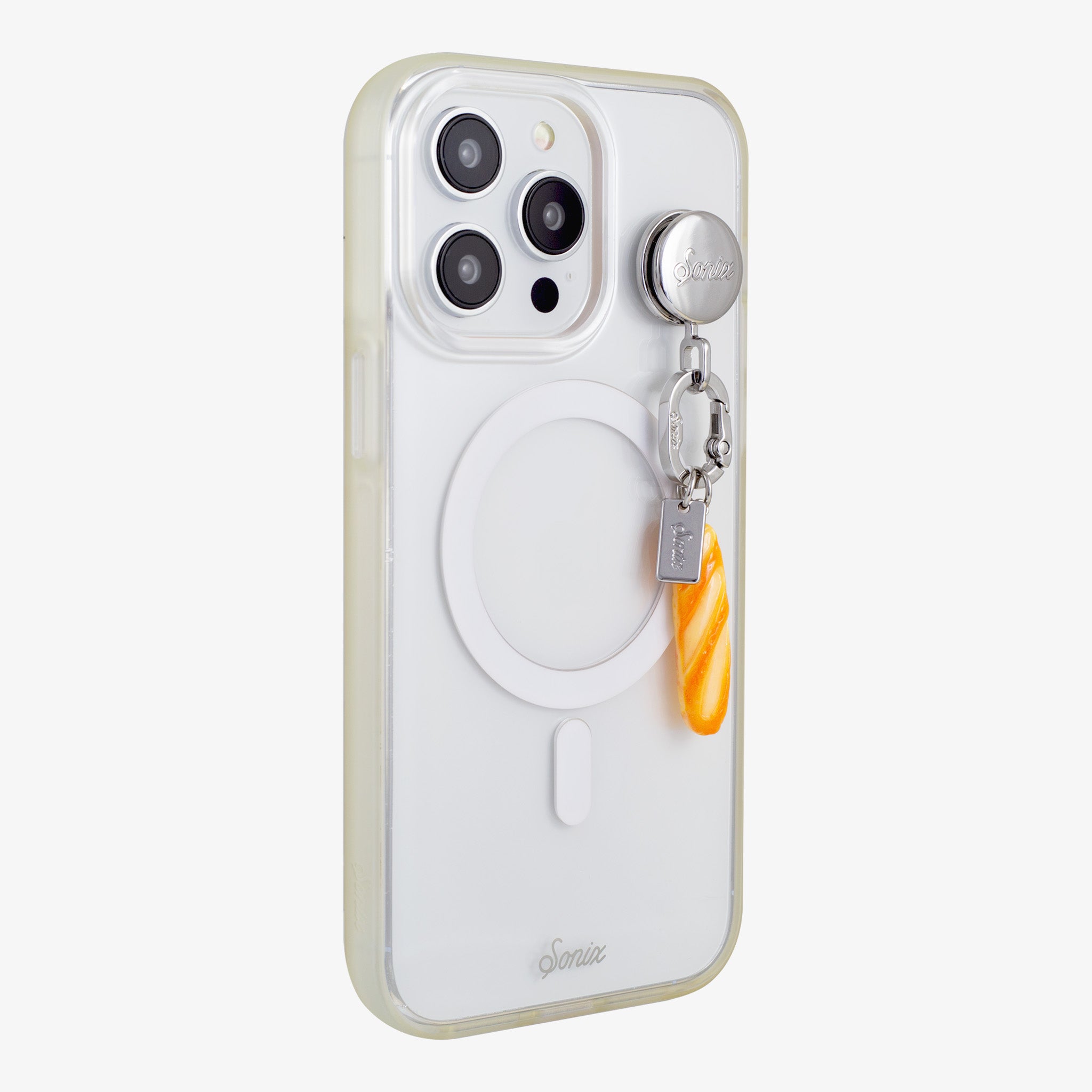 Adhesive Phone Hooks with Charms - Baguette