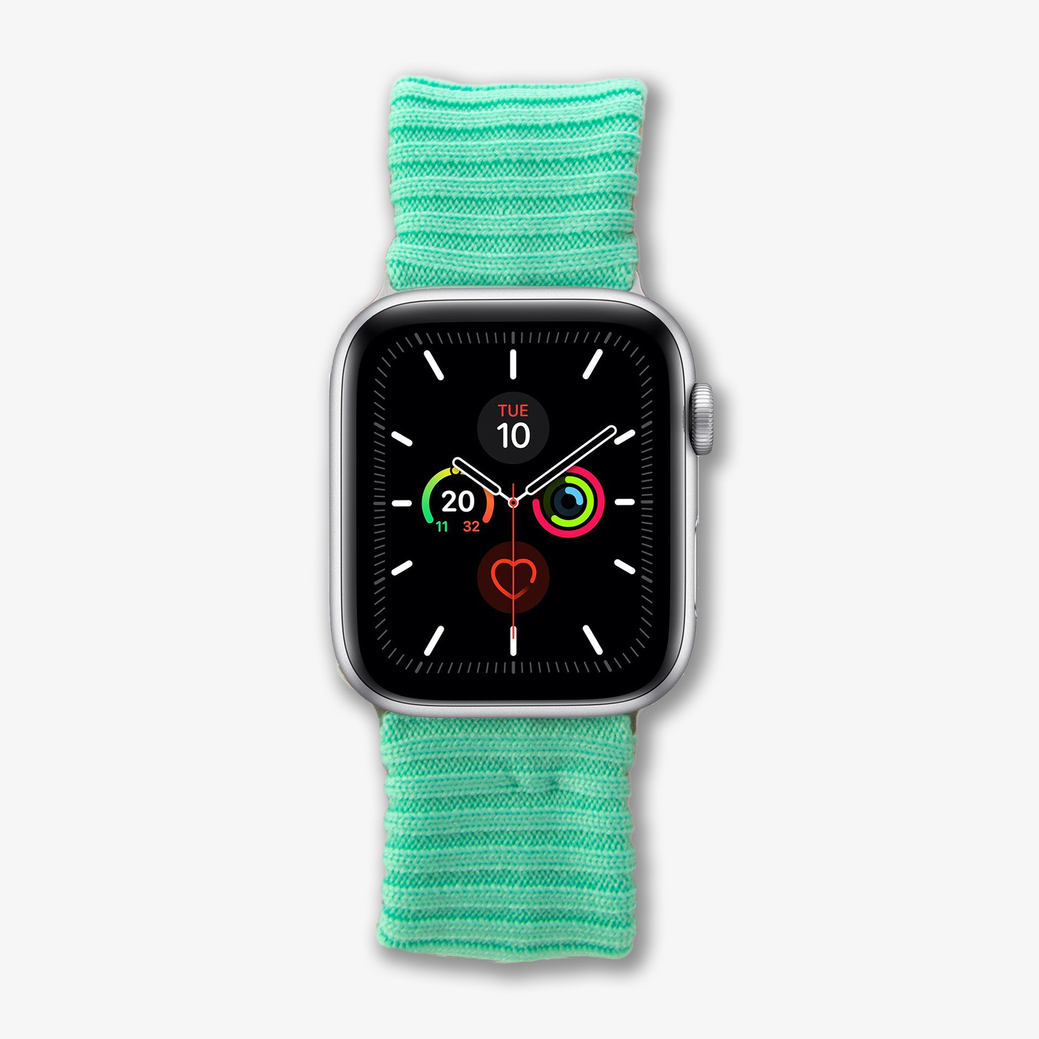 Knit Apple Watch® Band - Aquamarine