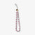 Beaded Phone Charm - Pink White