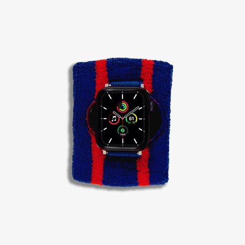 Apple Watch® Sportband - Blue / Red Stripe