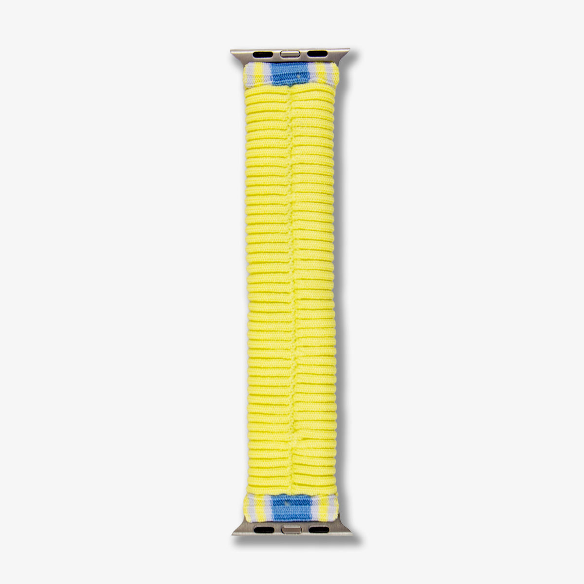 Knit Apple Watch® Band - Yellow + Blue