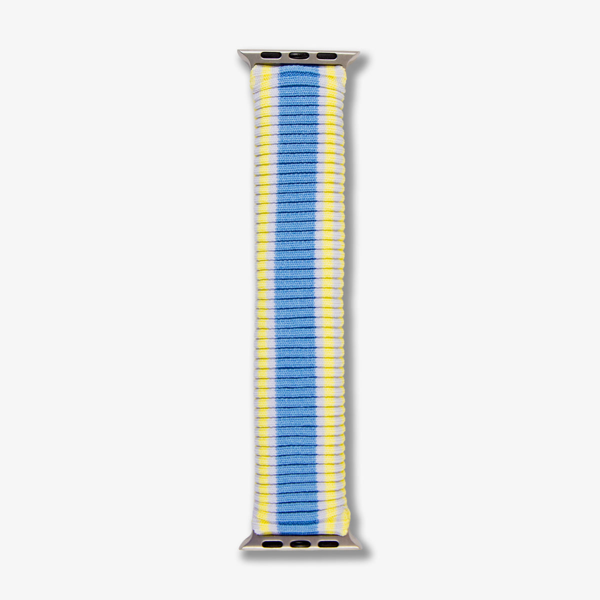Knit Apple Watch® Band - Yellow + Blue