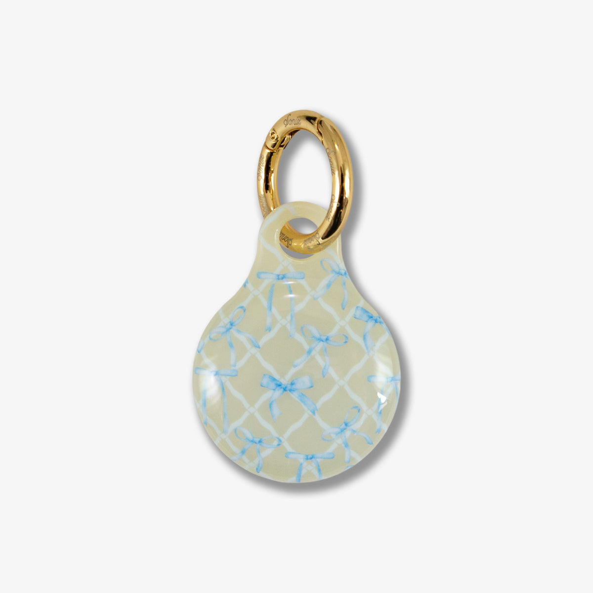 AirTag® Cover - Blue Bows