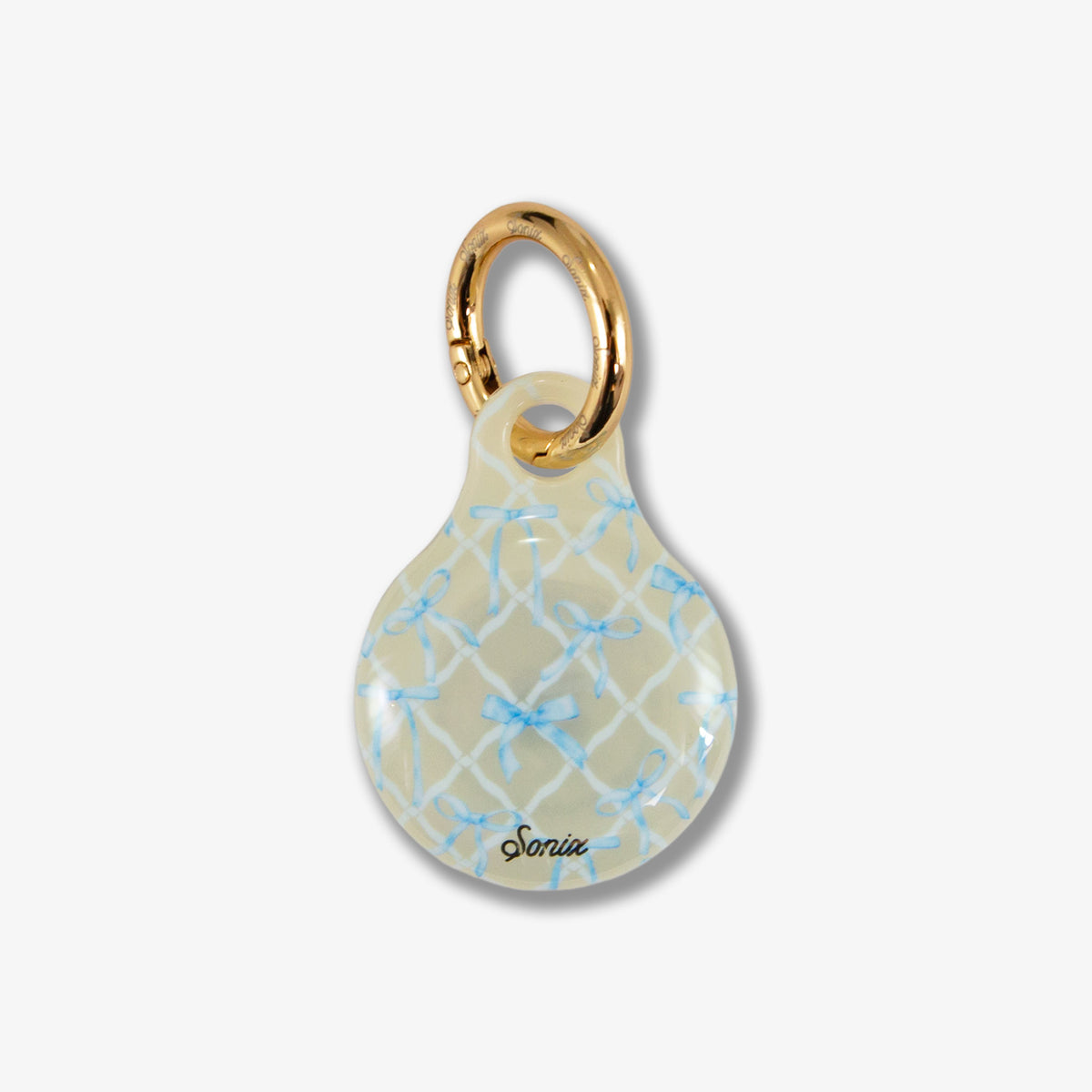 AirTag® Cover - Blue Bows