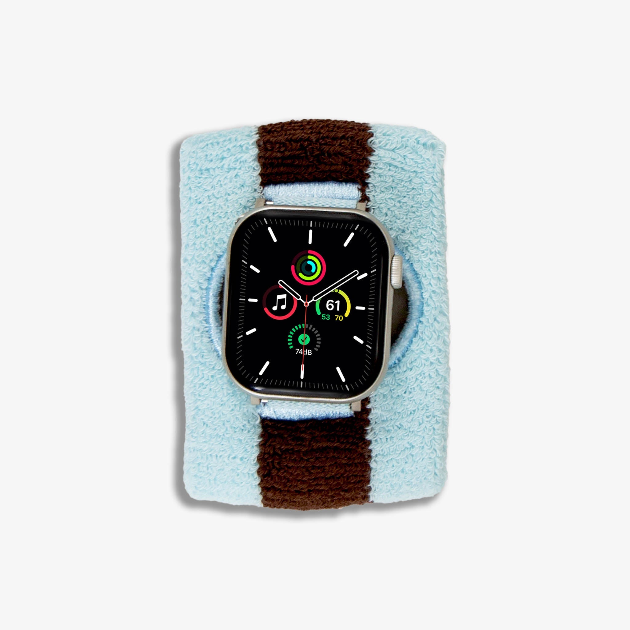 Apple Watch® Sportband - Sky Blue Stripe