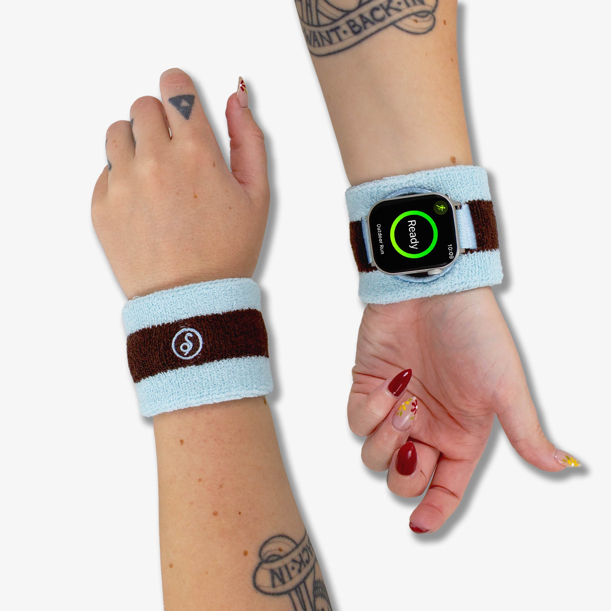 Apple Watch® Sportband - Sky Blue Stripe