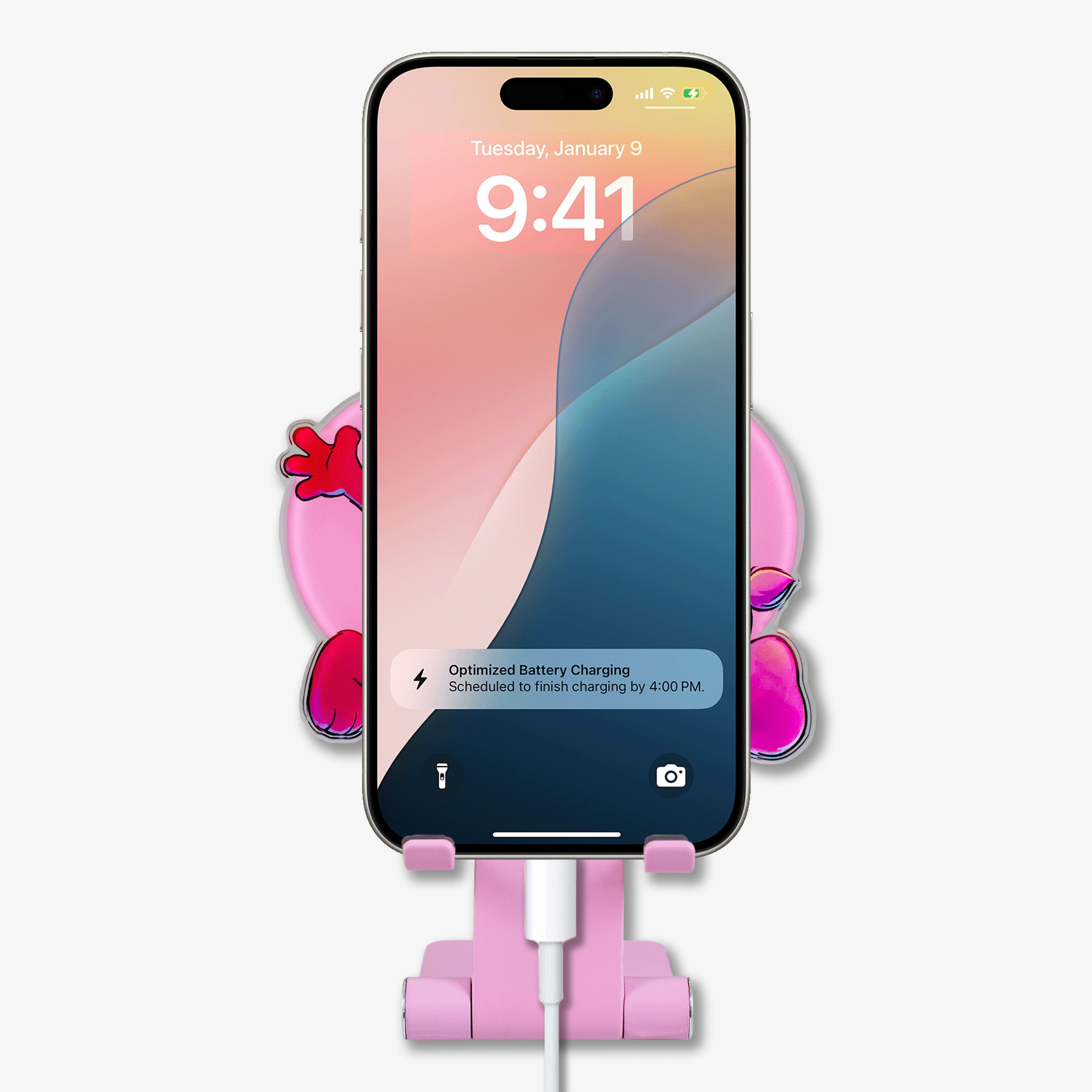Character Phone Stand - Care Bears™ x Sesame Street Pink