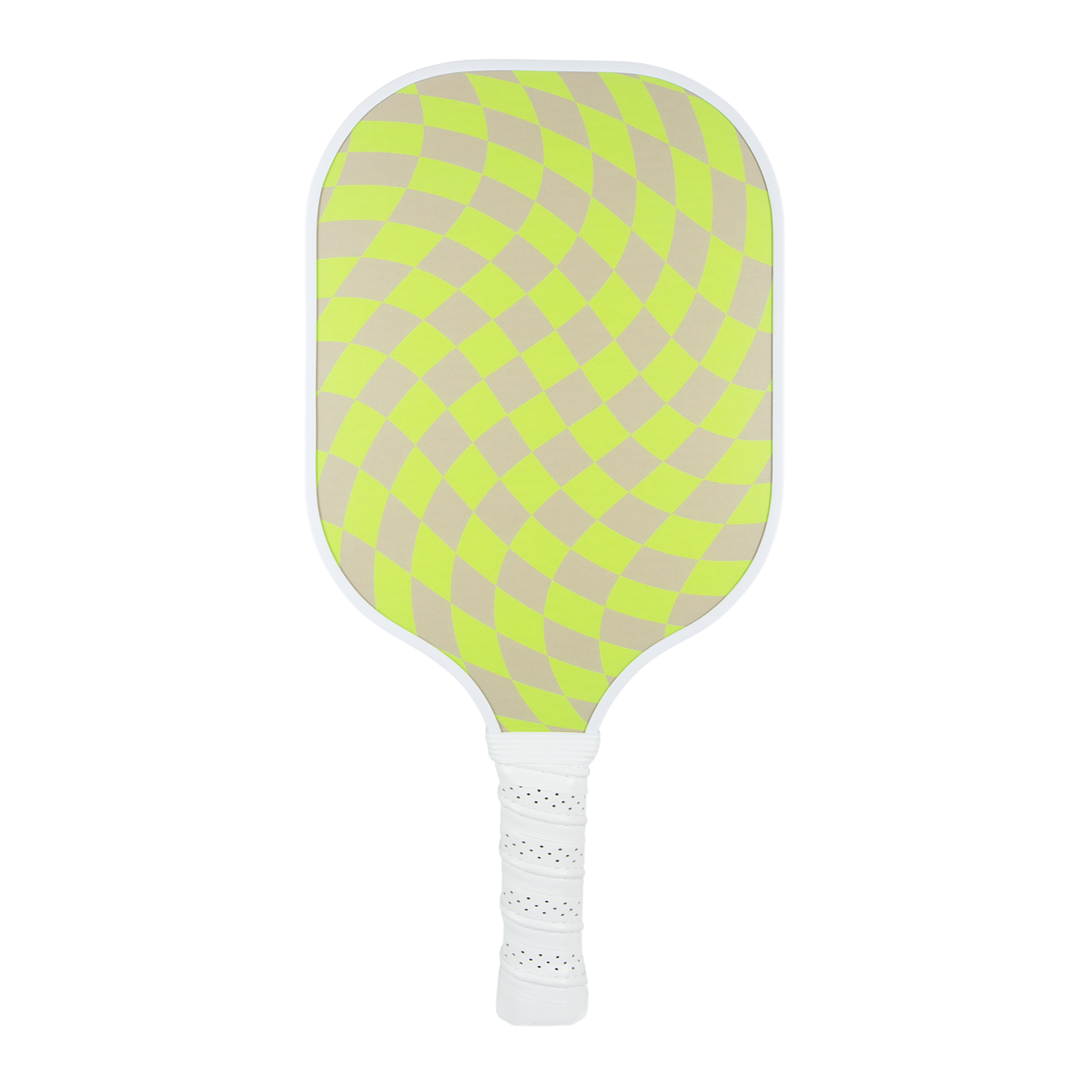Single Pickleball Paddle - Checkmate Green
