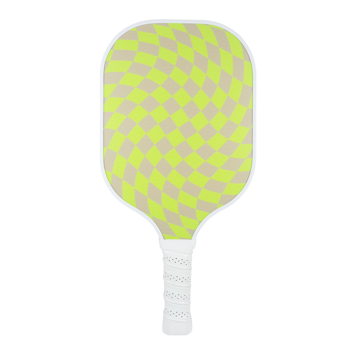 Single Pickleball Paddle - Checkmate Green