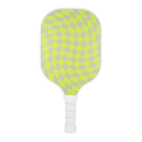 Single Pickleball Paddle - Checkmate Green