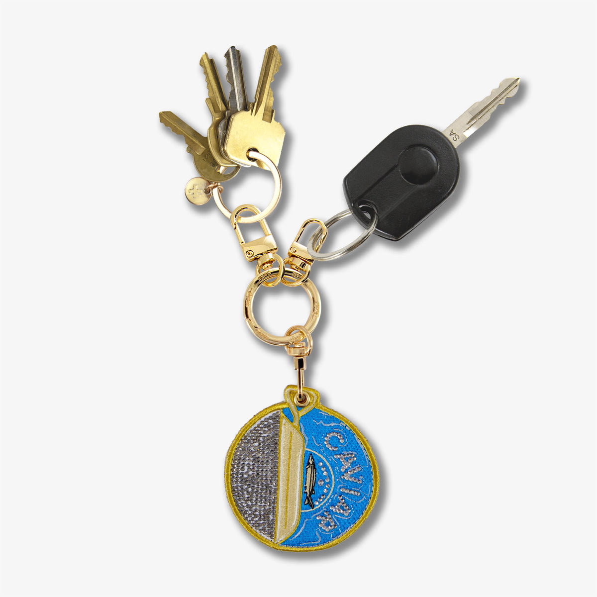 Smart Tracker Keychain - Caviar