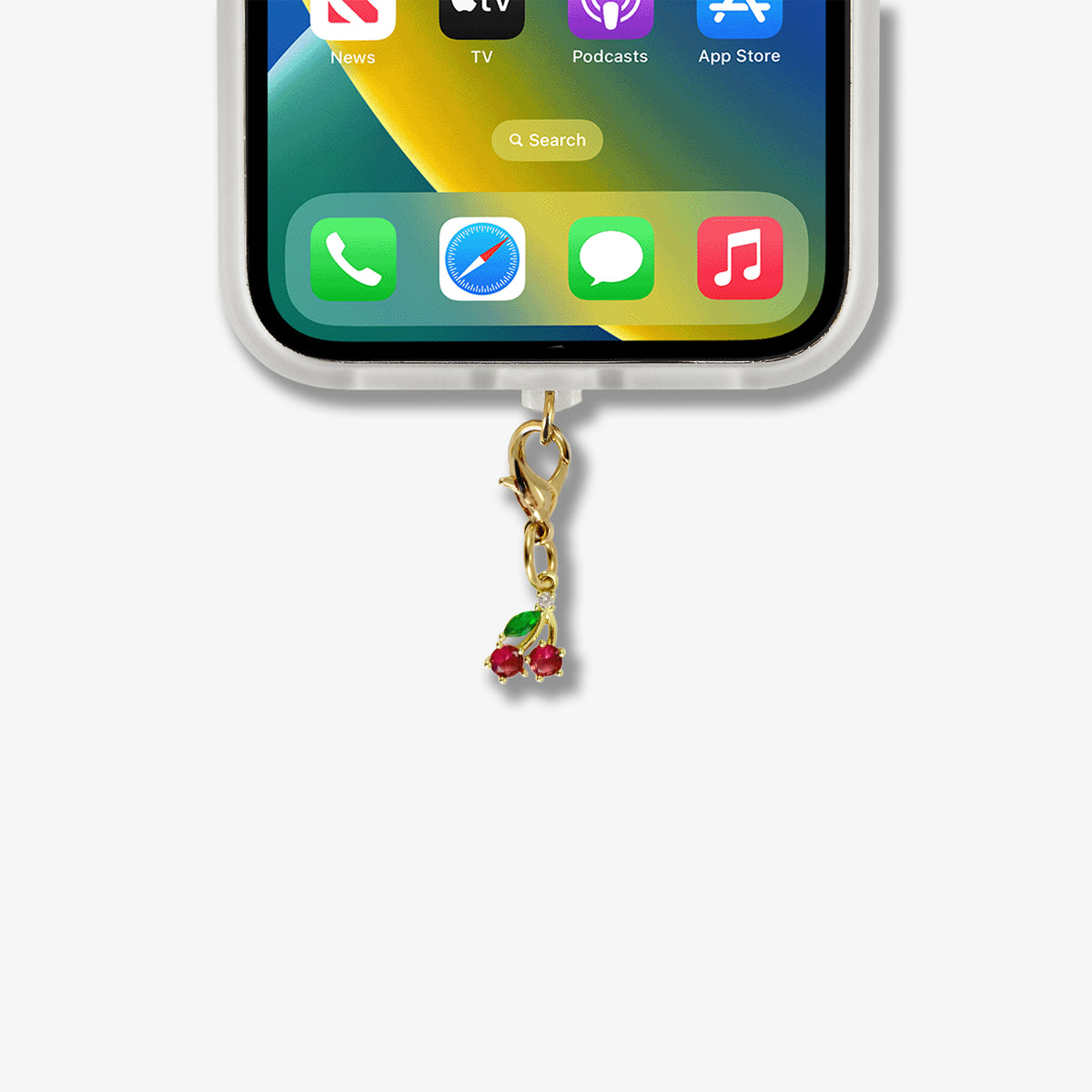 Charging Port Charms 3pk - Crystal Fruits