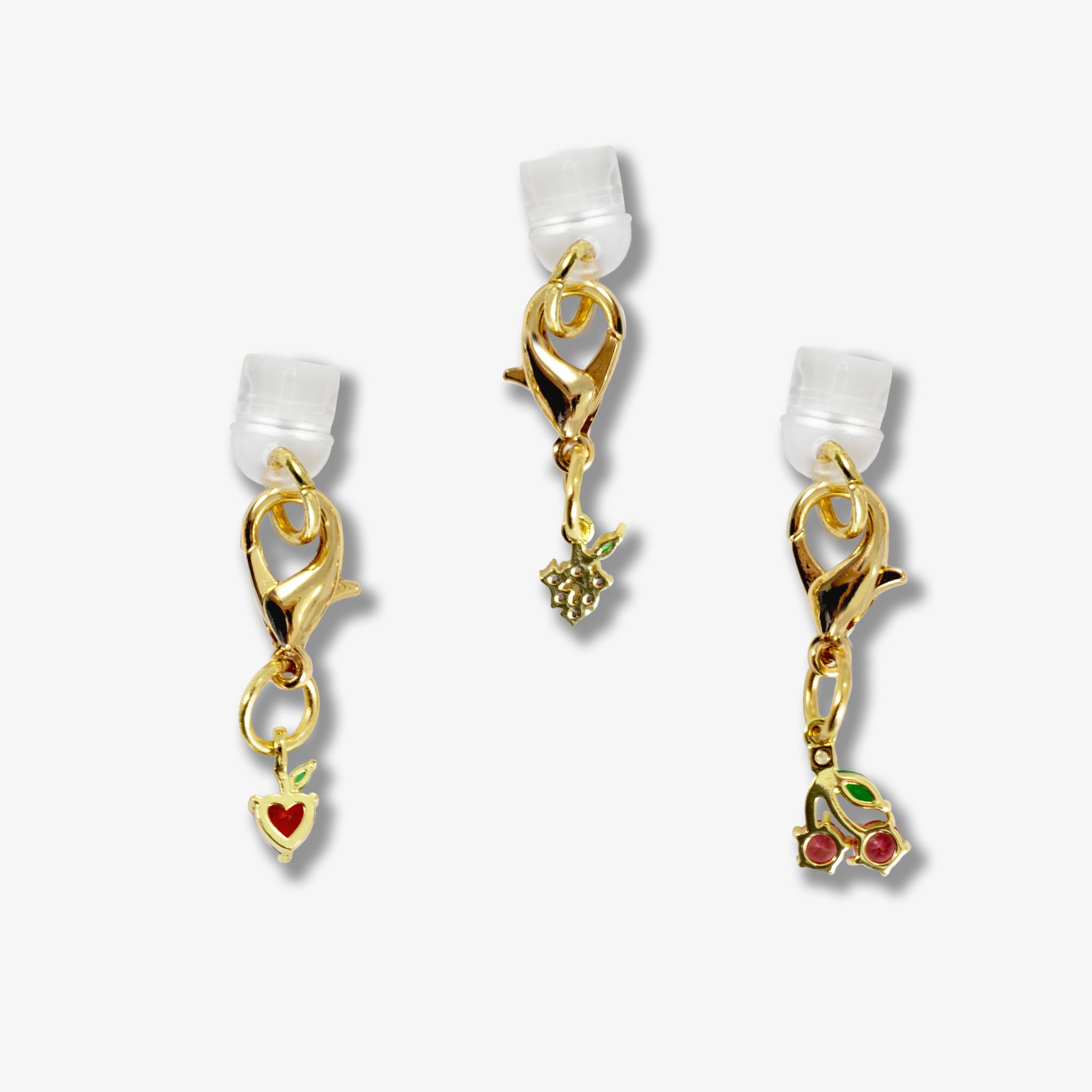Charging Port Charms 3pk - Crystal Fruits