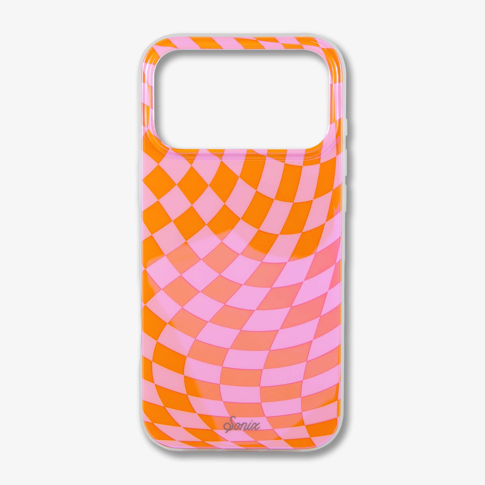 Checkmate Pink/Orange MagSafe® Compatible iPhone Case