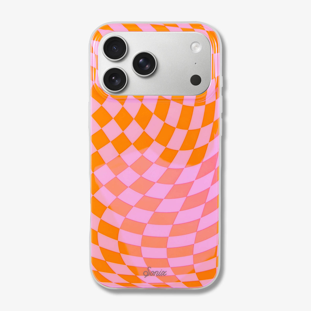Checkmate Pink/Orange MagSafe Compatible iPhone Case Checkmate Pink/Orange MagSafe Compatible iPhone Case