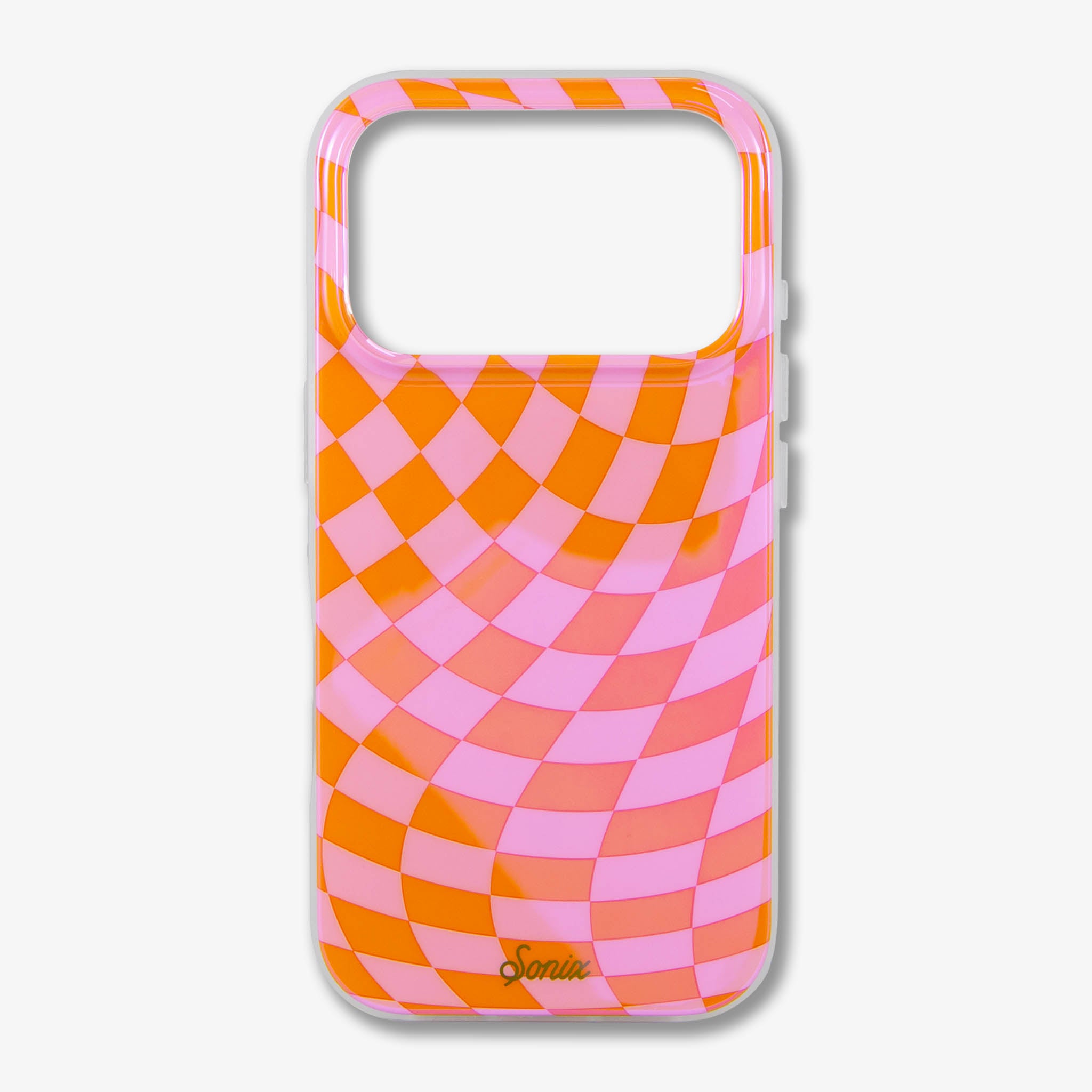 Checkmate Pink/Orange MagSafe® Compatible iPhone Case