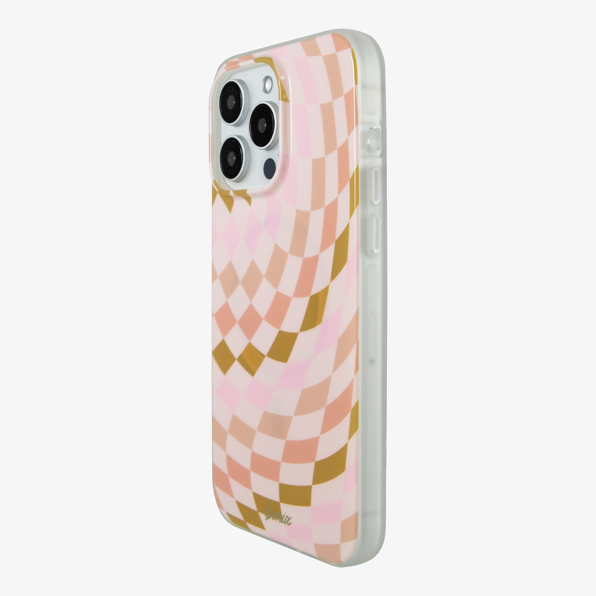 Checkered Neutrals MagSafe® Compatible iPhone Case