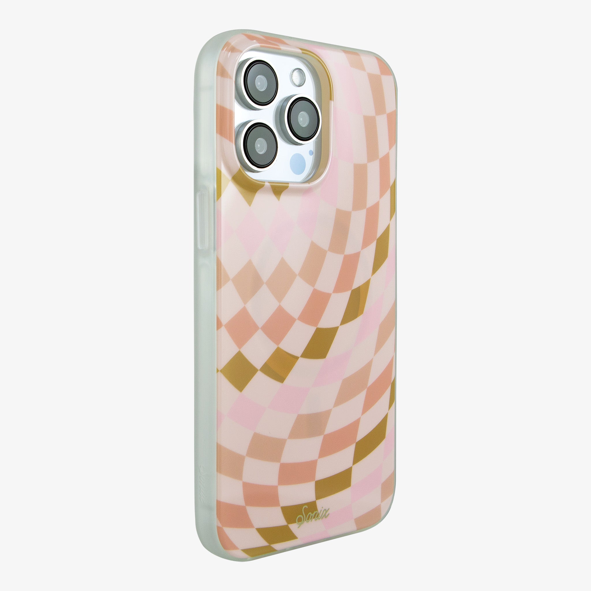 Checkered Neutrals MagSafe® Compatible iPhone Case