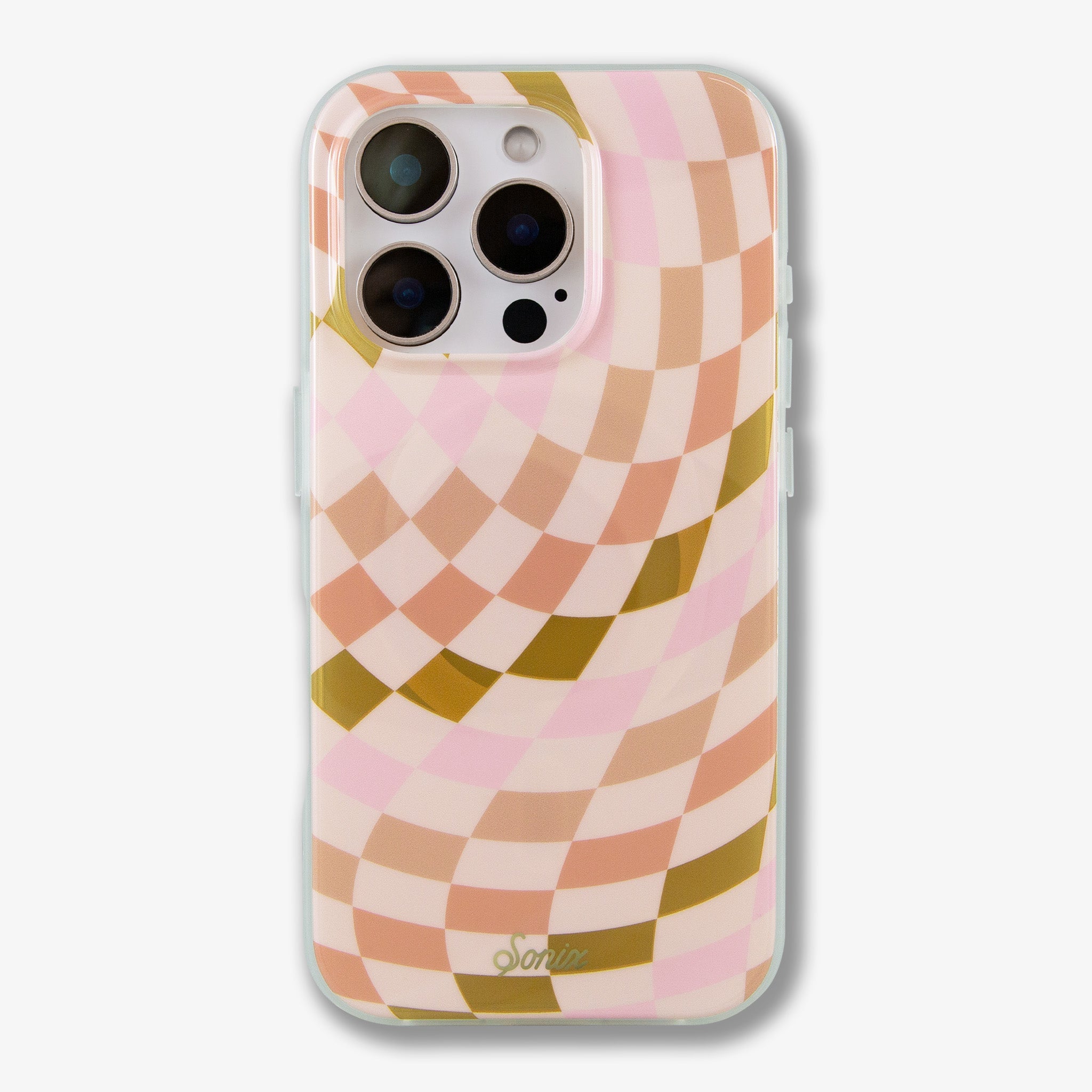 Checkered Neutrals MagSafe® Compatible iPhone Case