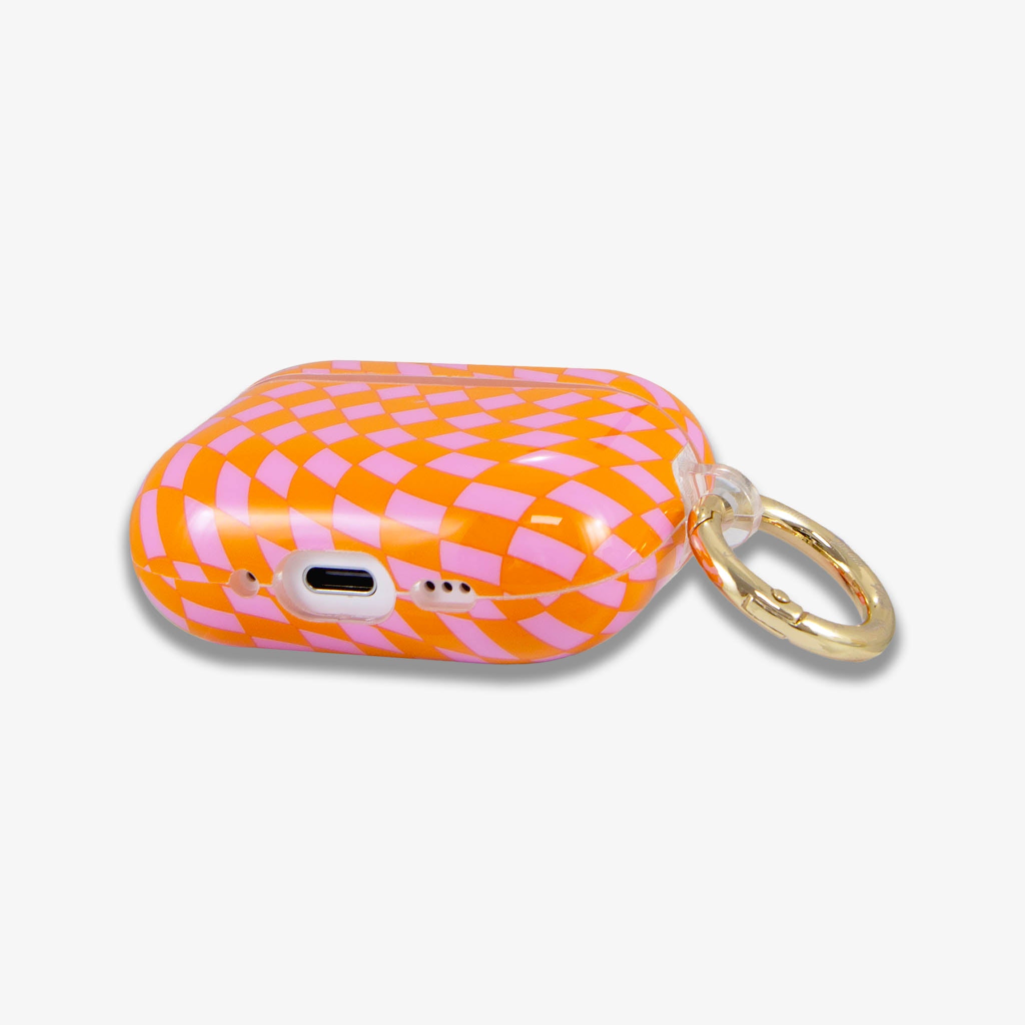 Checkmate Pink/Orange AirPods Case | Sonix