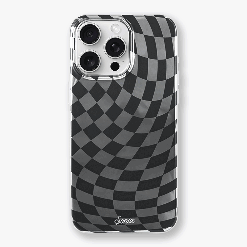 Checkmate Black Silver MagSafe® Compatible iPhone Case