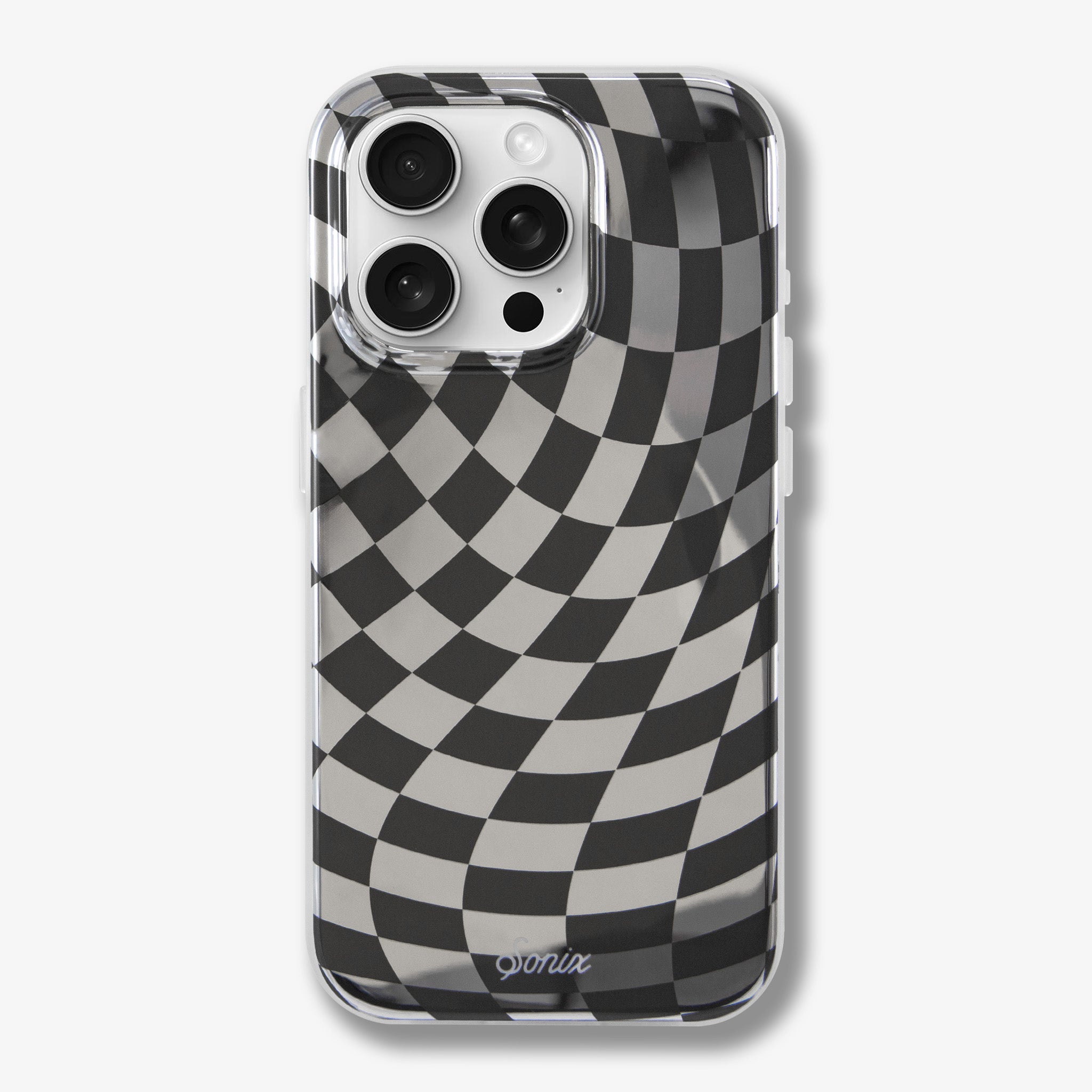 Checkmate Black/Silver MagSafe® Compatible iPhone Case