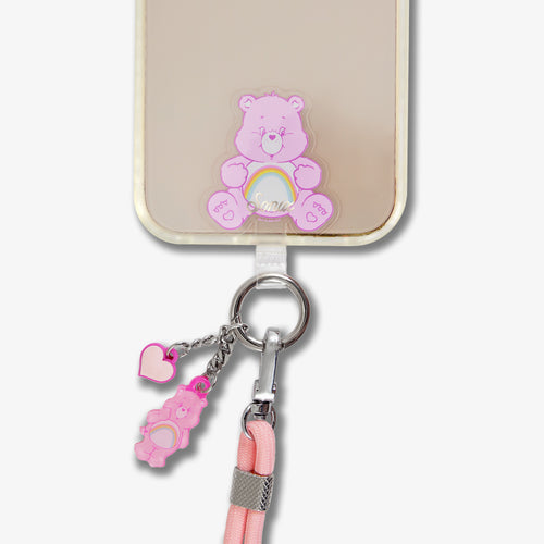 Care Bears™ Crossbody Phone Strap with Charms - Cheer Bear