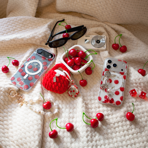 Knit Earbud / AirPods® Pouch - Red