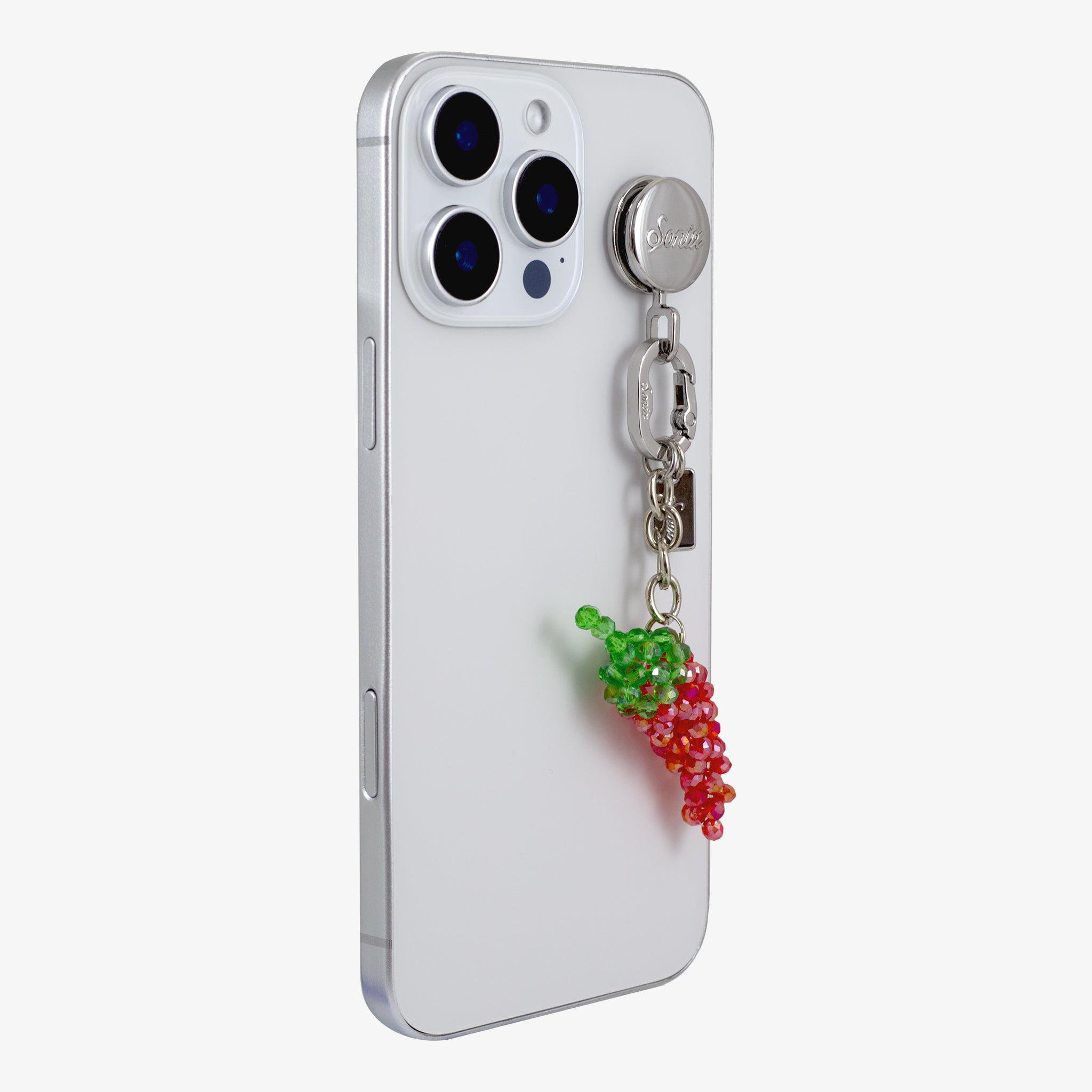 Adhesive Phone Hooks with Charms - Chili Pepper