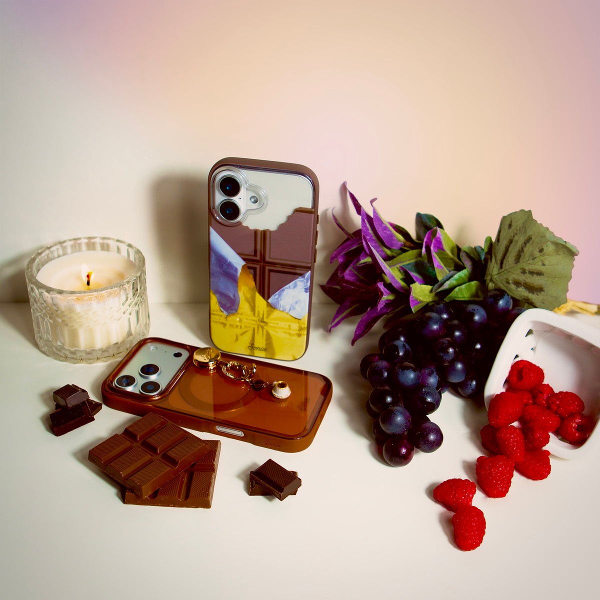 Glass Mocha MagSafe® Compatible iPhone Case