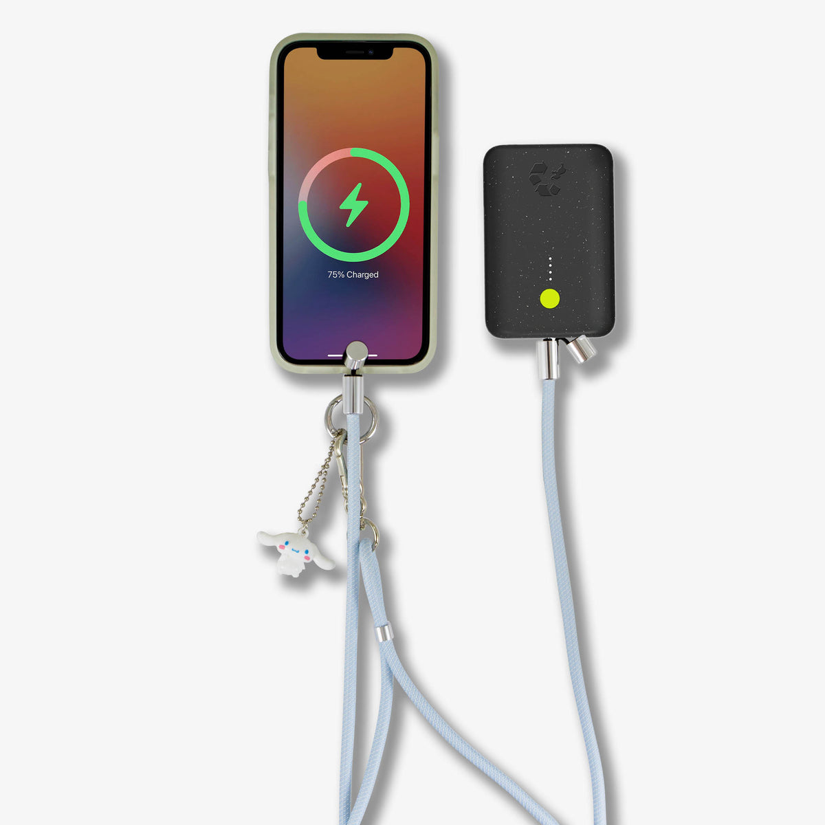 Crossbody Phone Strap with Charging Cord - Cinnamoroll™