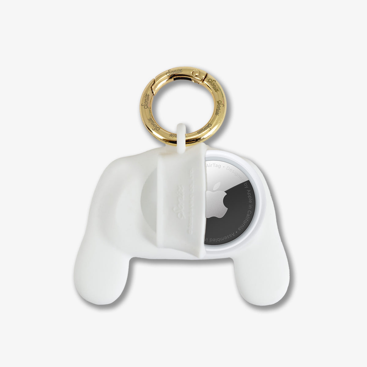 Silicone AirTag® Cover with Carabiner Keyring - Cinnamoroll™