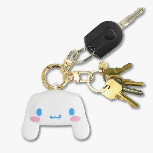 Silicone AirTag® Cover with Carabiner Keyring - Cinnamoroll™