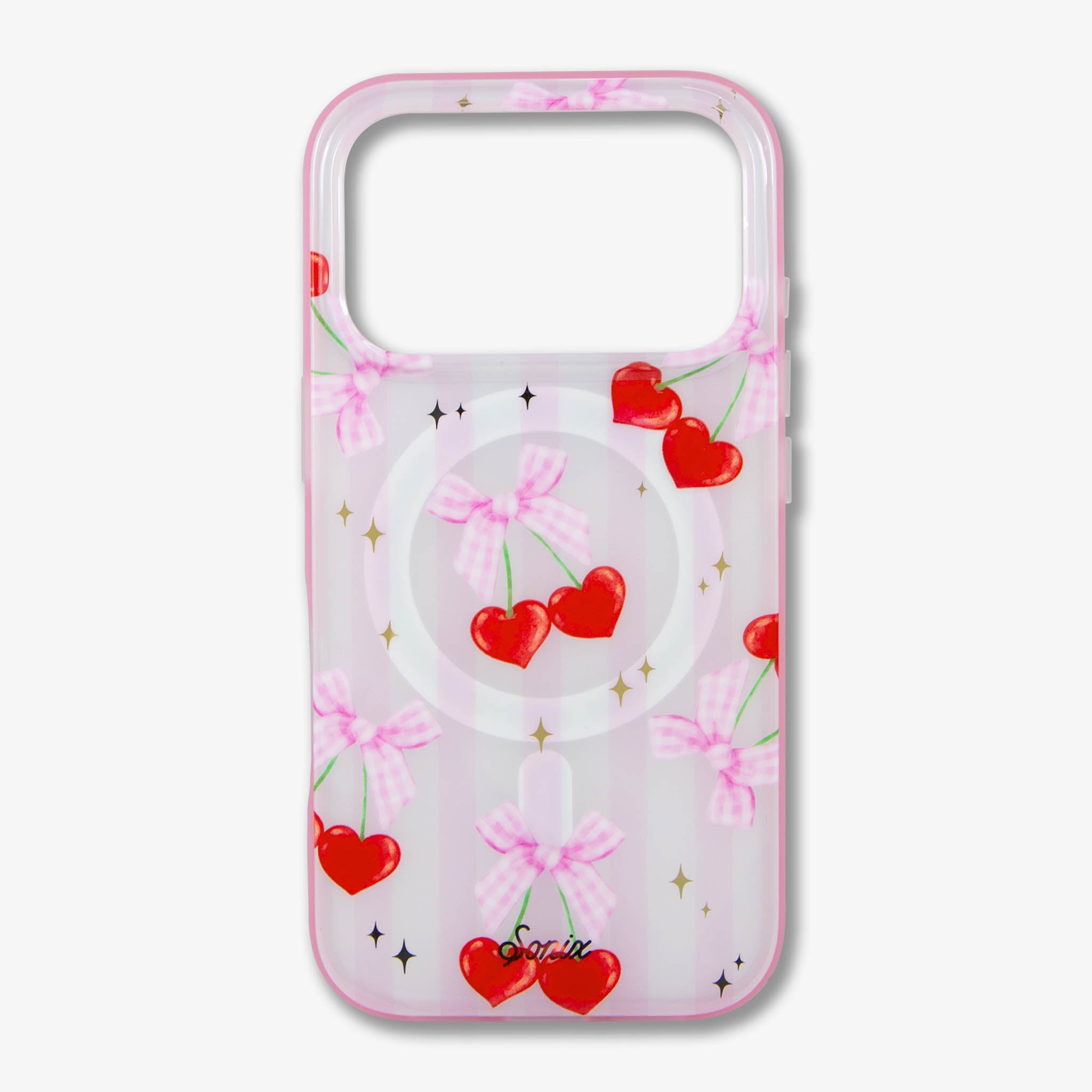 Coquette Cherries MagSafe® Compatible iPhone Case