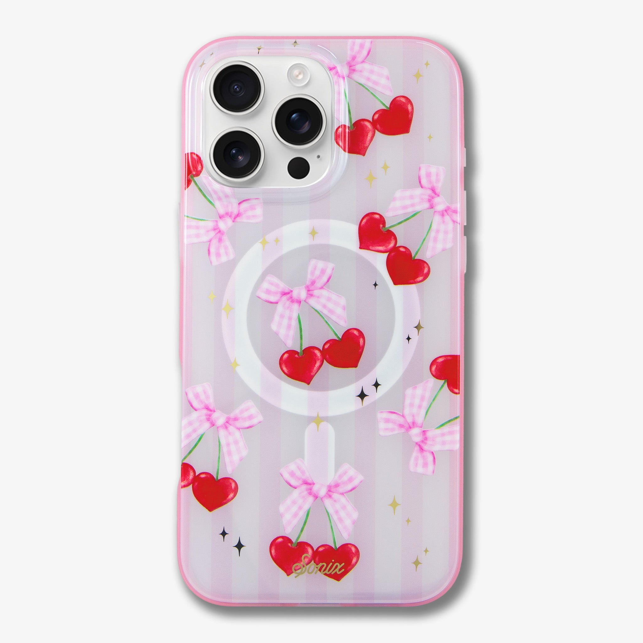 Coquette Cherries MagSafe® Compatible iPhone Case