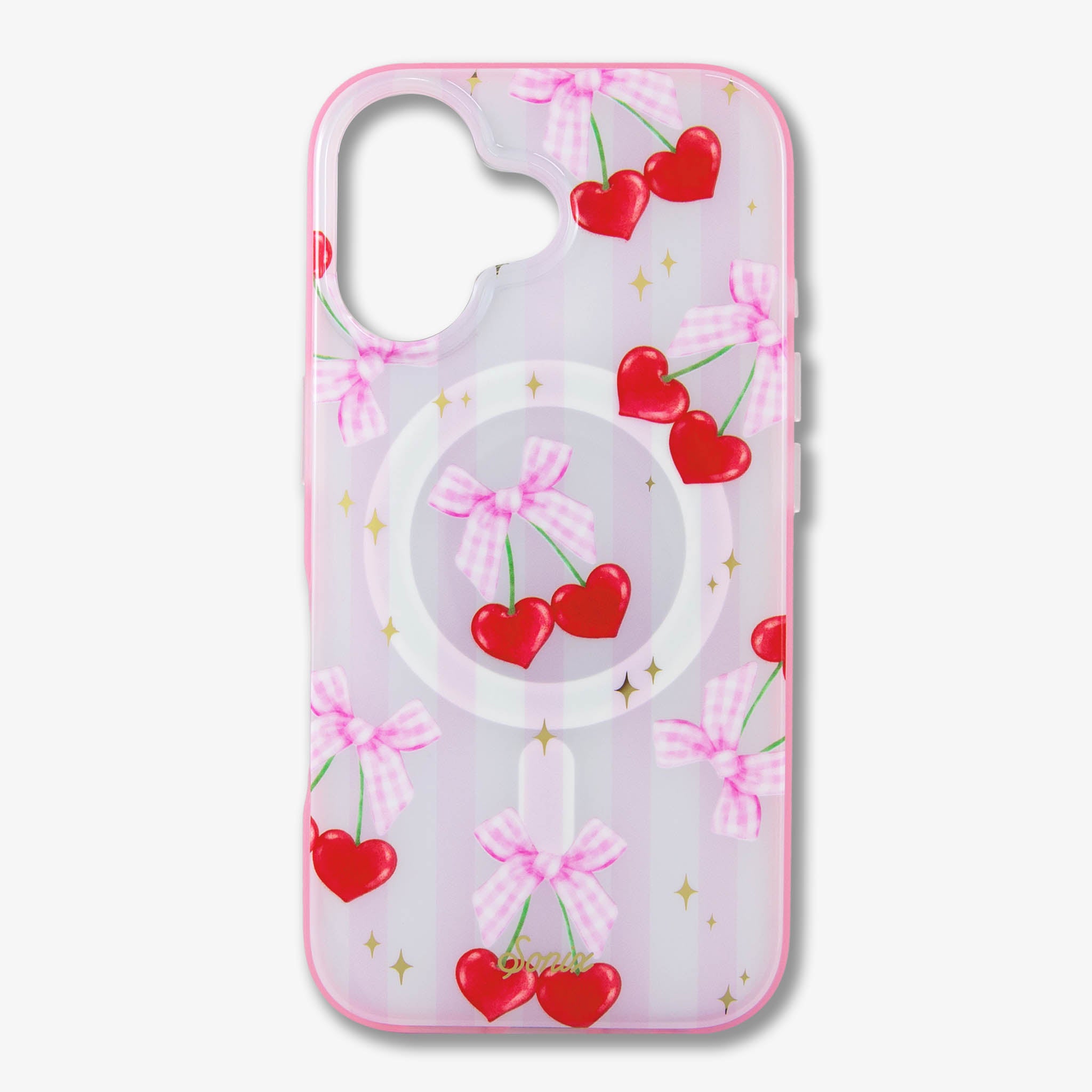 Coquette Cherries MagSafe® Compatible iPhone Case