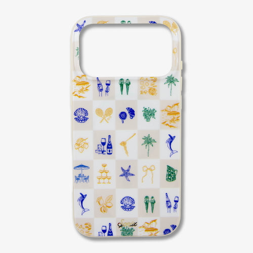 Coastal Check MagSafe® Compatible iPhone Case
