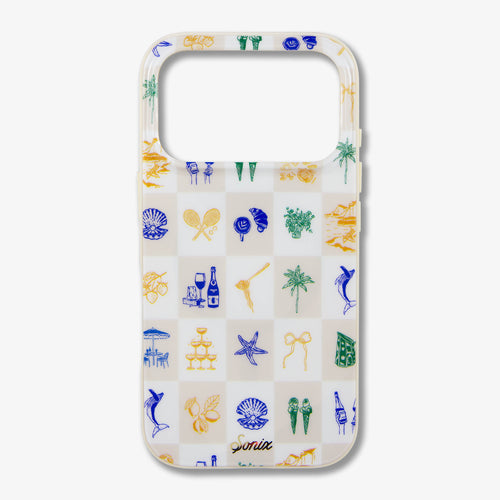 Coastal Check MagSafe® Compatible iPhone Case