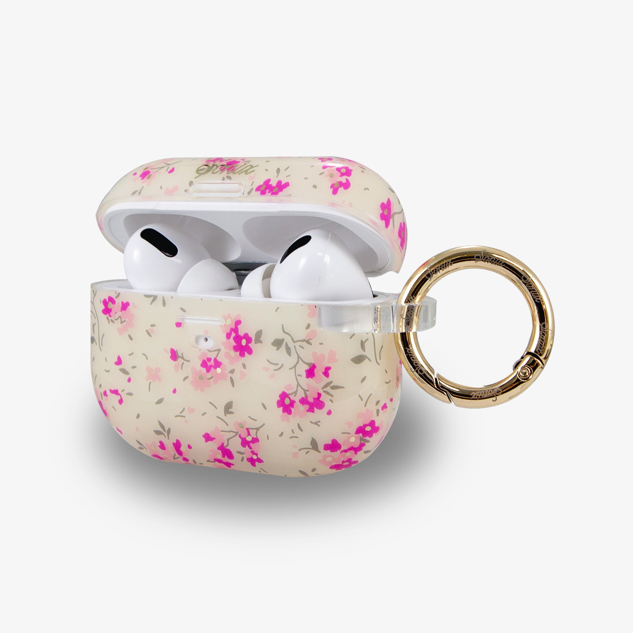 Cottage Floral Pink AirPods Case