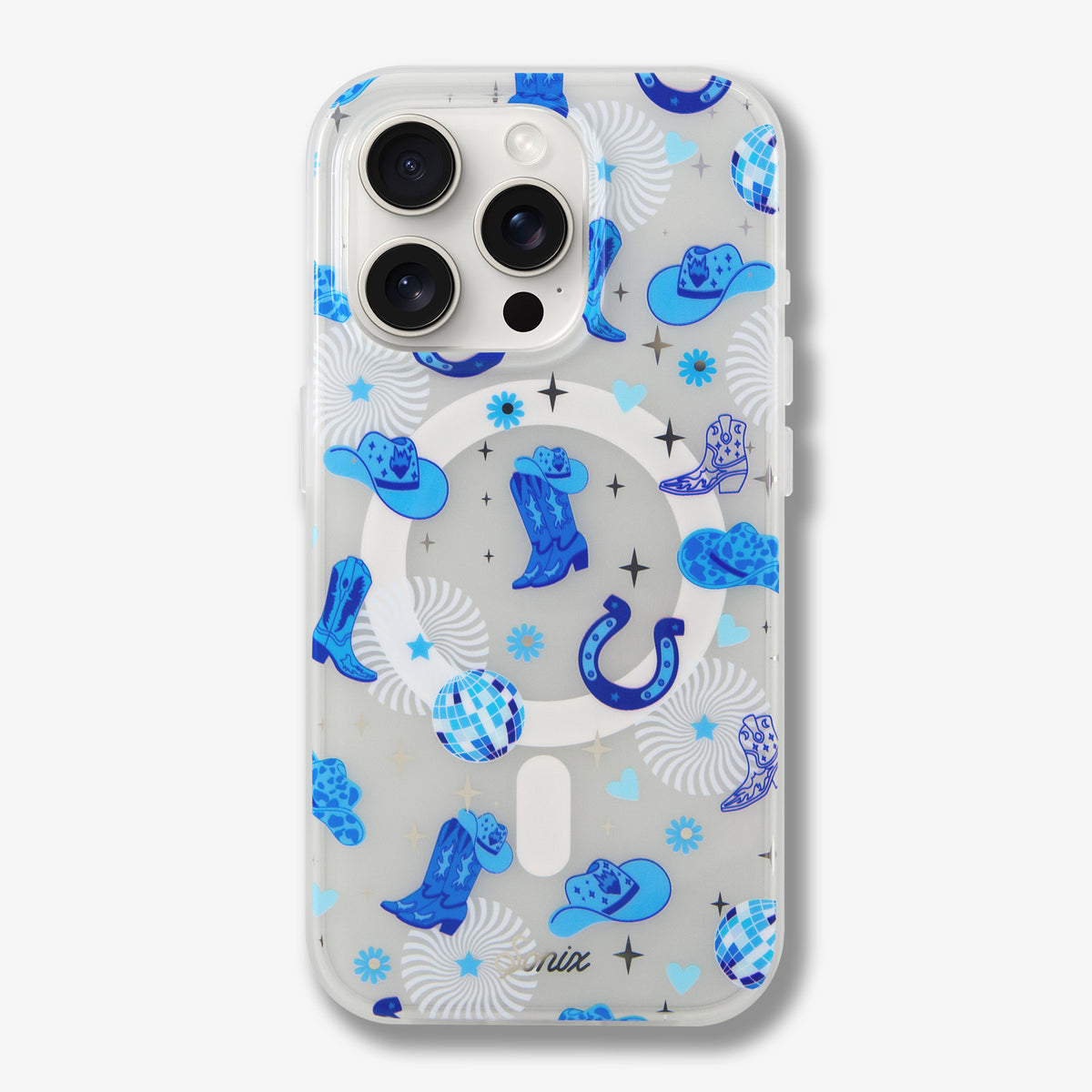 Disco Cowgirl Blue MagSafe Compatible iPhone Case | Sonix Disco Cowgirl Blue MagSafe Compatible iPhone Case | Sonix