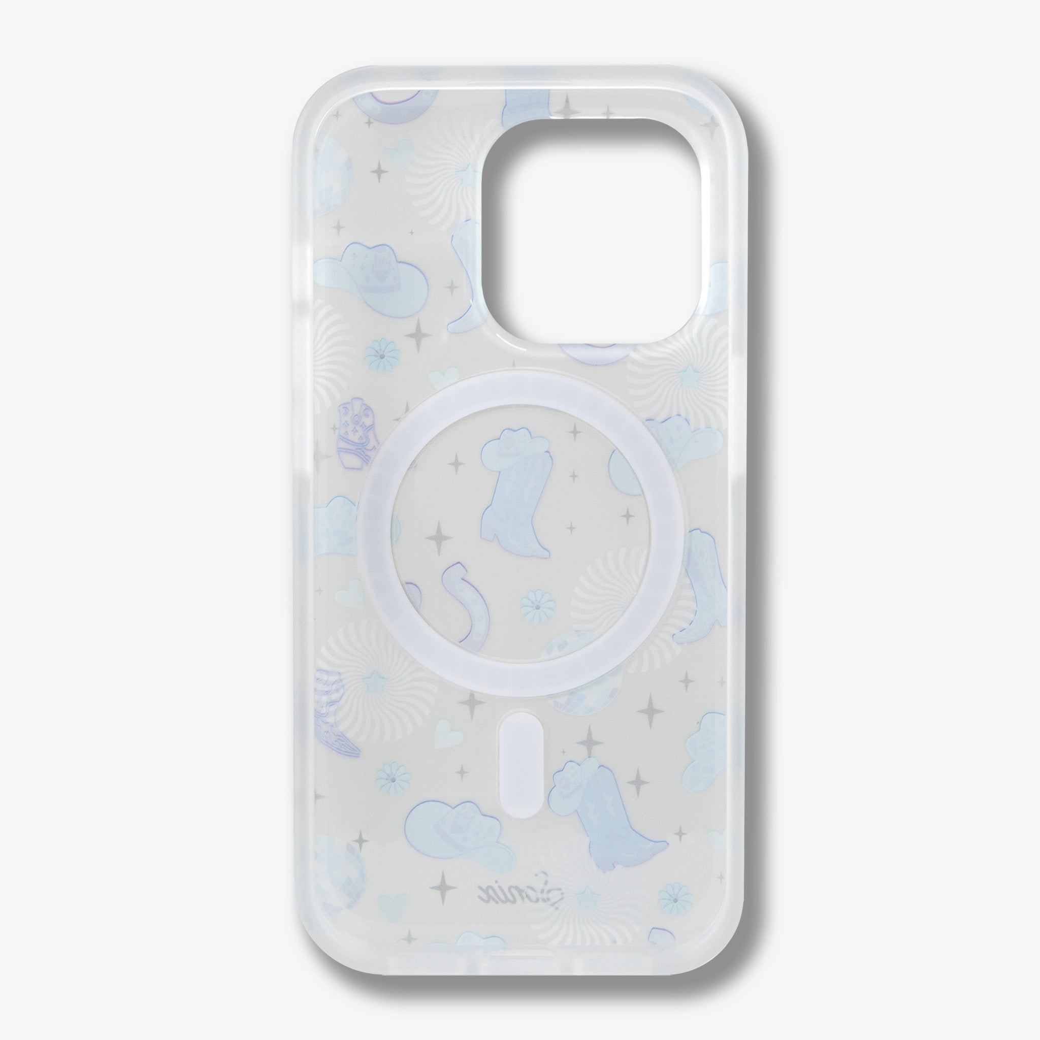 Disco Cowgirl Blue MagSafe® Compatible iPhone Case