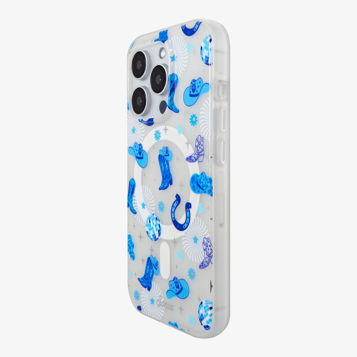 Disco Cowgirl Blue MagSafe® Compatible iPhone Case Disco Cowgirl Blue MagSafe® Compatible iPhone Case