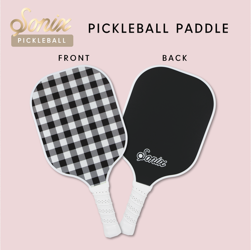 Single Pickleball Paddle - Black