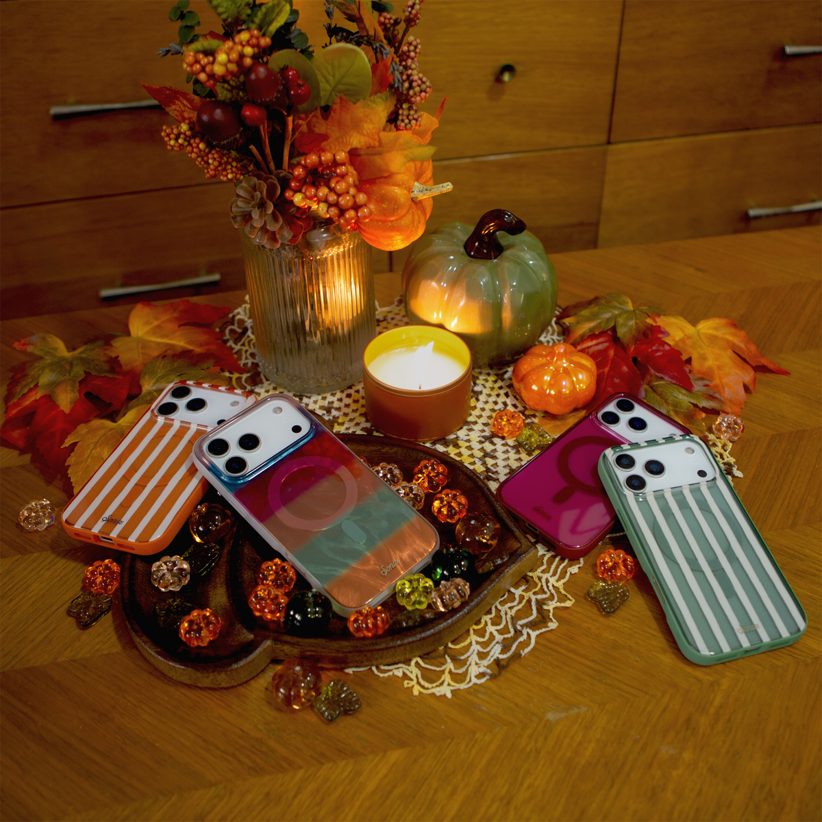 Glass Maroon MagSafe® Compatible iPhone Case