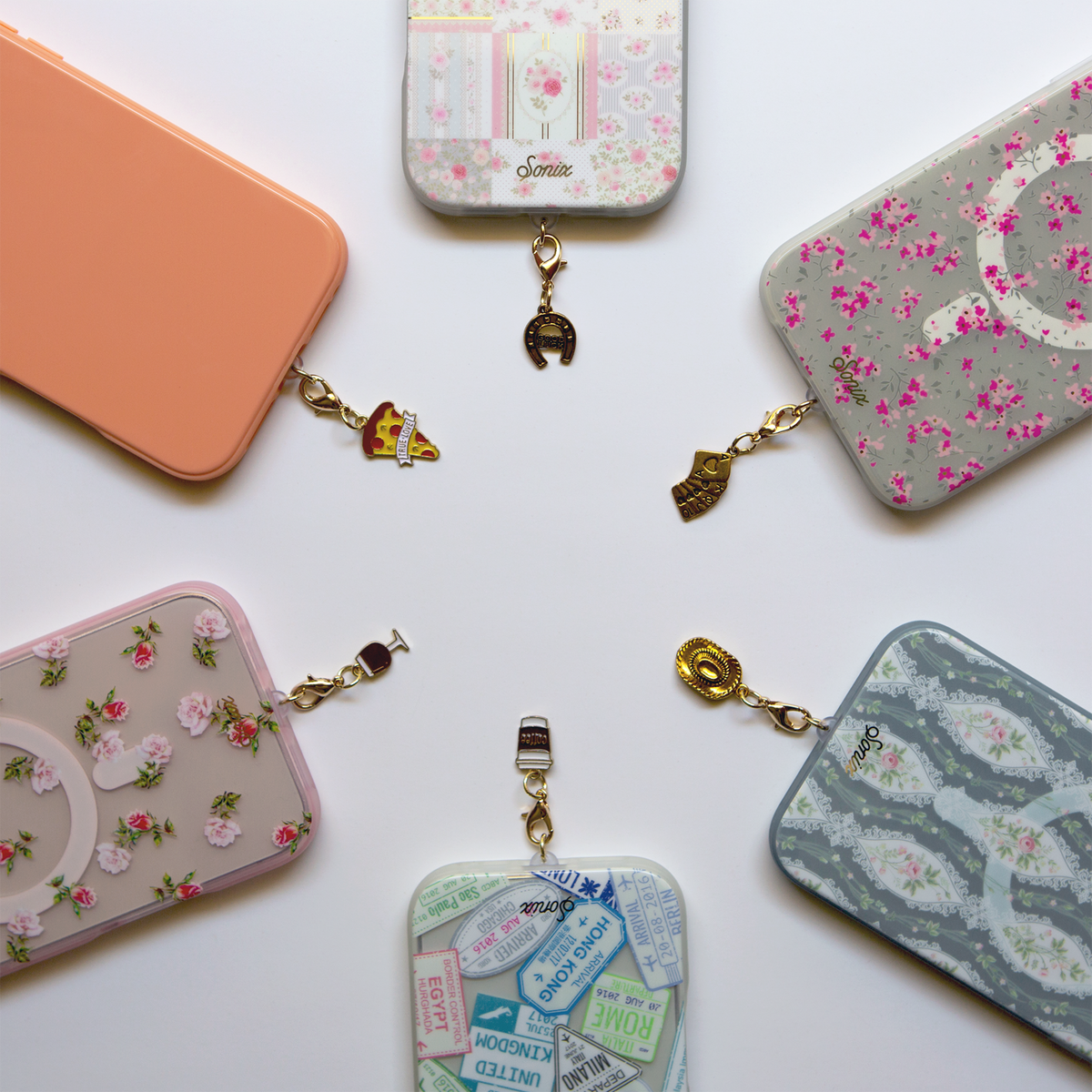 Charging Port Charms 3pk - Vintage Cowboy