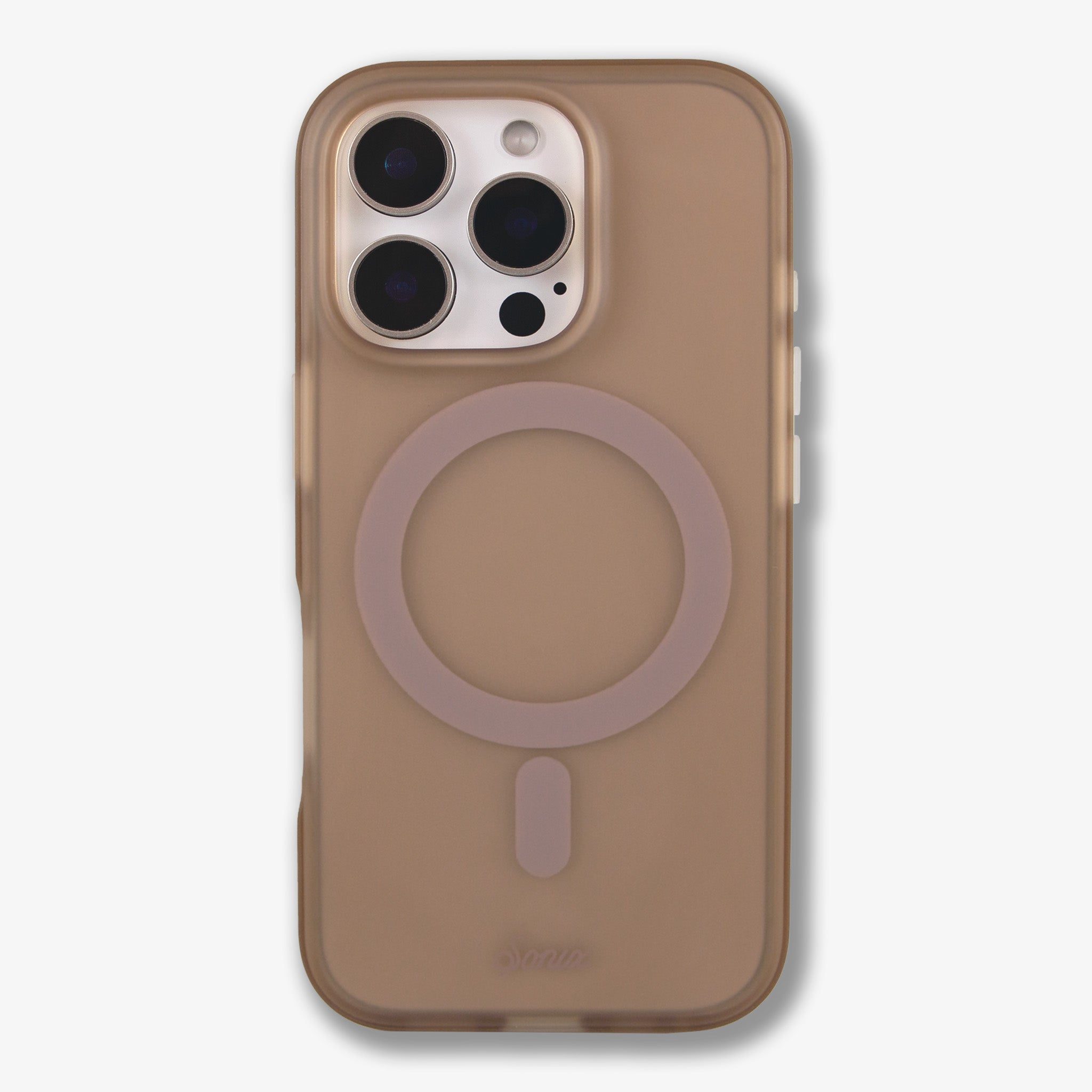 Frosted Matte MagSafe® Compatible iPhone Case - Brown