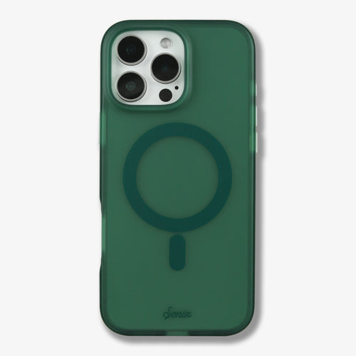 Frosted Matte MagSafe® Compatible iPhone Case - Green